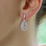 Diamond Drop Earrings