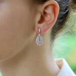 Diamond Drop Earrings