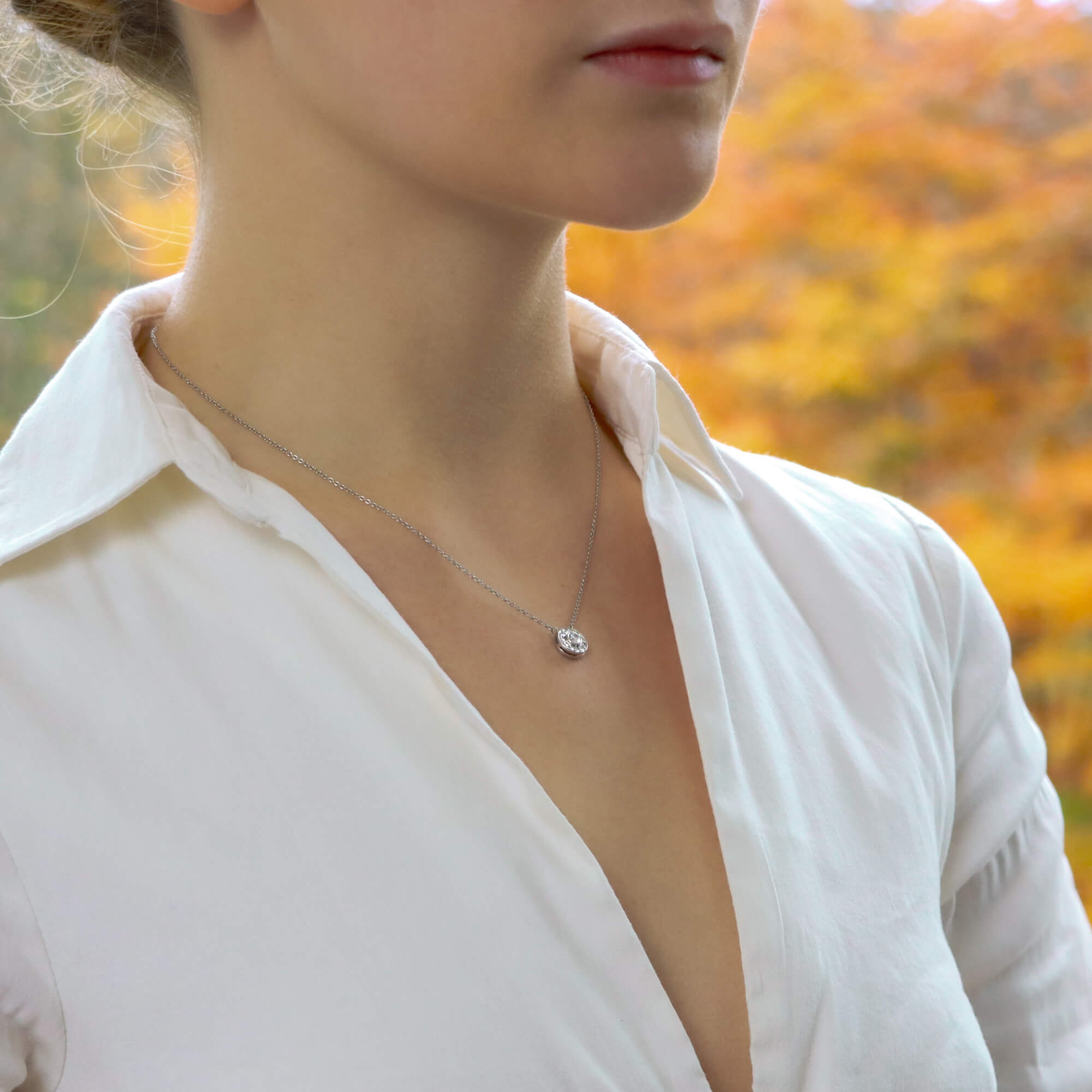 Tiffany diamond pendant necklace hot sale