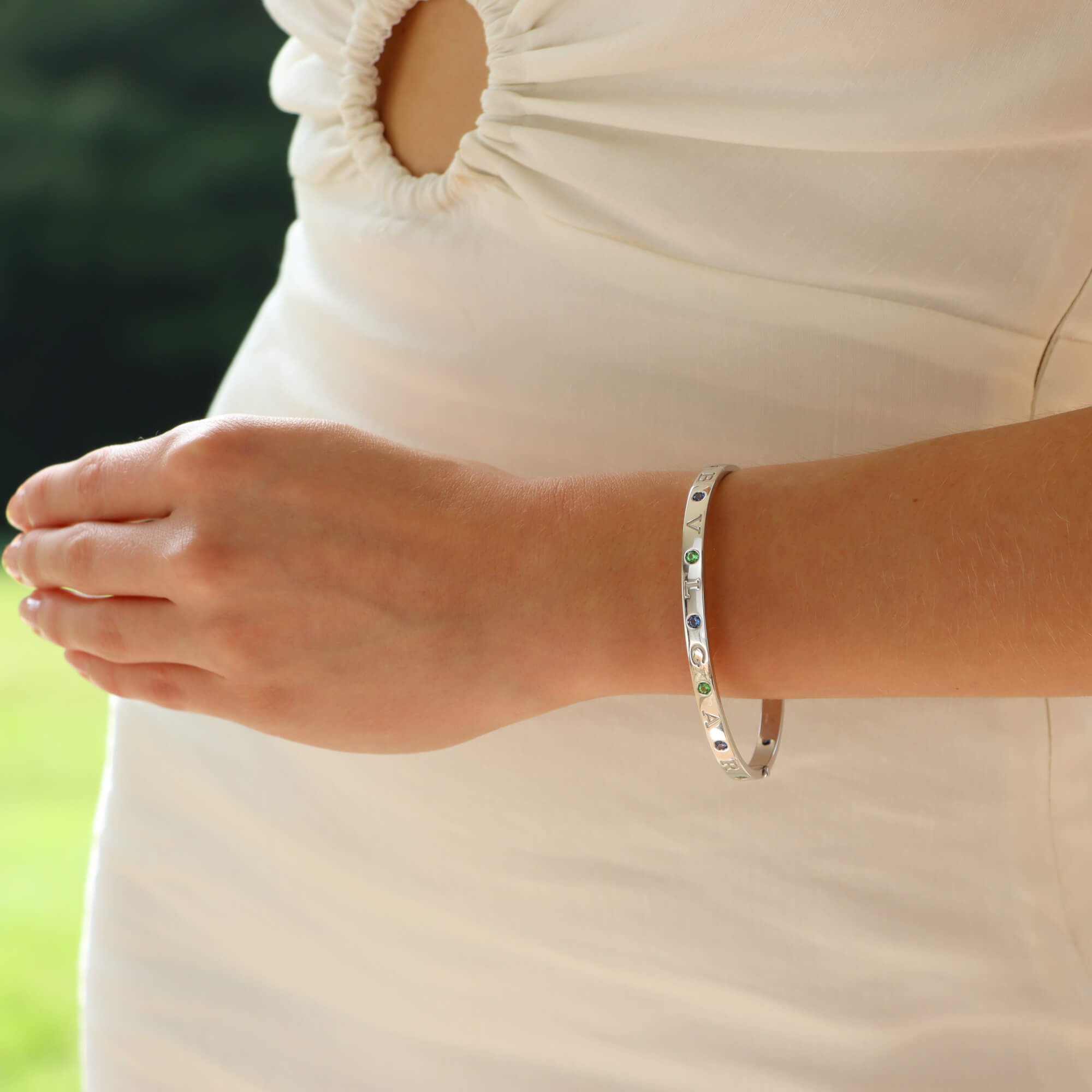 Garnet + Sapphire Bracelet – KMJ