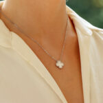 Vintage Van Cleef & Arpels Mother of Pearl Alhambra Pendant