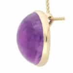 Cabochon Amethyst Pendant