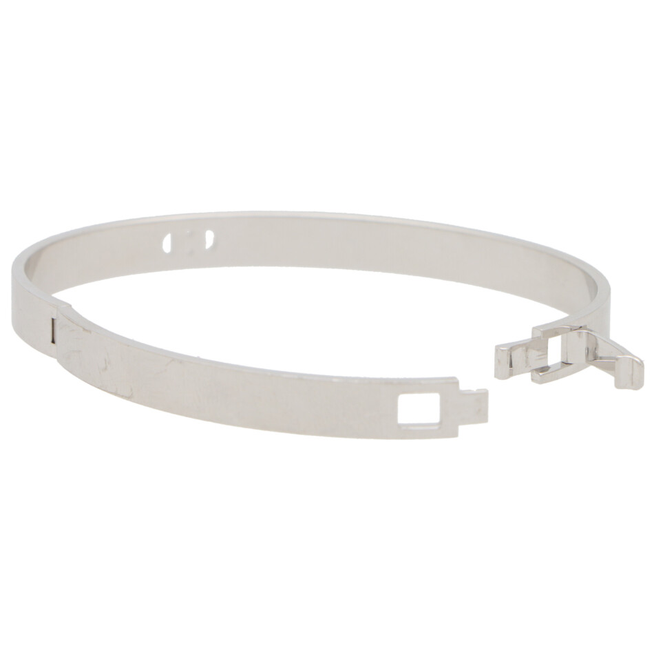 Vintage Hermès D'Ancre Bracelet in White Gold