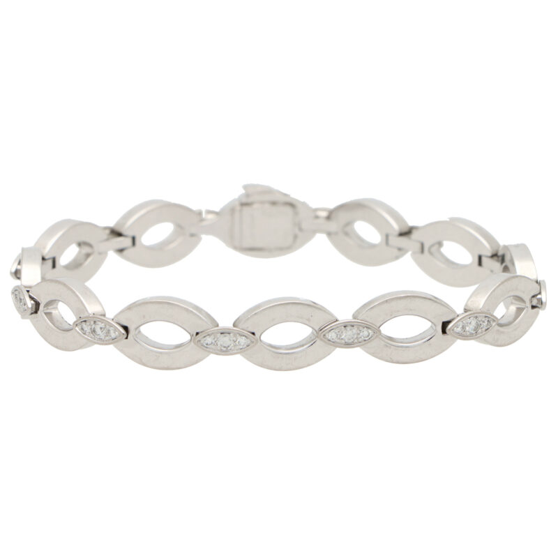 Vintage Cartier 'Diadea' Diamond Link Bracelet