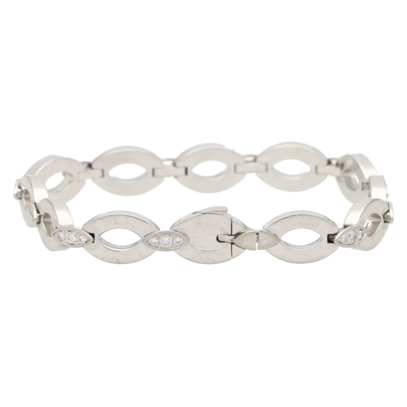Vintage Cartier 'Diadea' Diamond Link Bracelet
