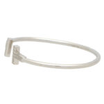 Vintage Tiffany & Co. Diamond ‘Tiffany T’ Bangle in White Gold