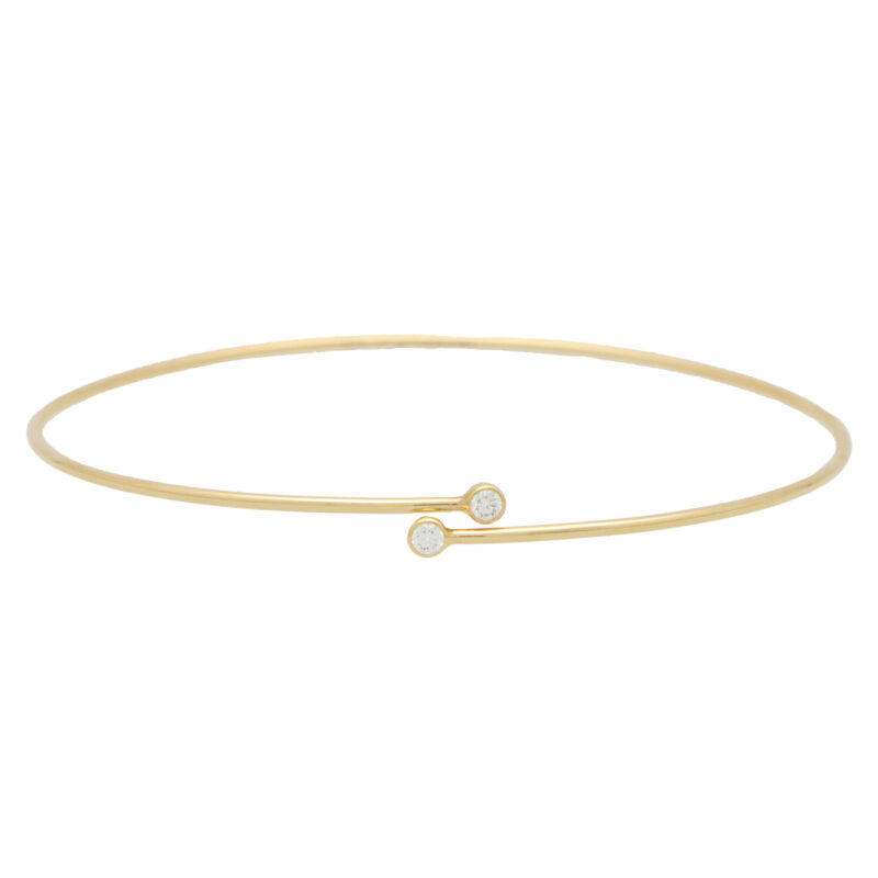 Vintage Elsa Peretti for Tiffany & Co. Diamond Hoop Bangle