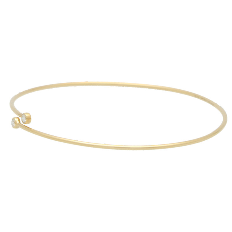 Vintage Elsa Peretti for Tiffany & Co. Diamond Hoop Bangle