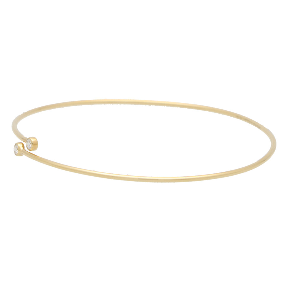 Vintage Elsa Peretti for Tiffany & Co. Diamond Hoop Bangle