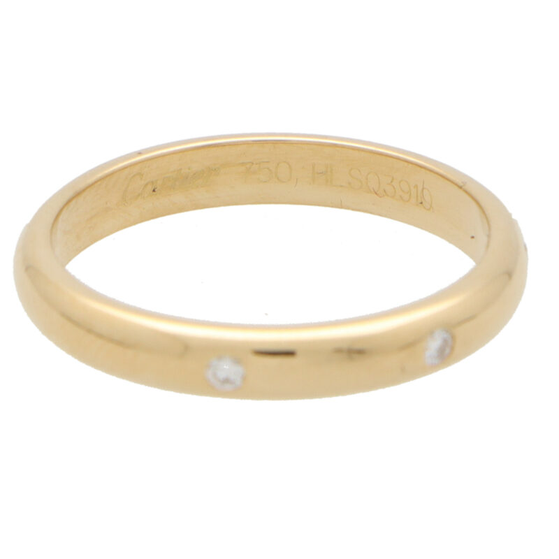 Vintage Cartier '1895 Dots' Diamond Half Eternity