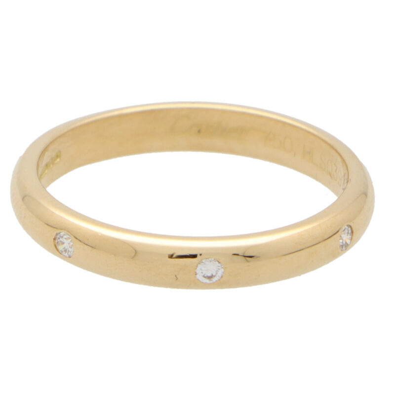 Vintage Cartier '1895 Dots' Diamond Half Eternity