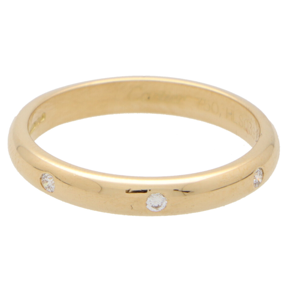 Vintage Cartier '1895 Dots' Diamond Half Eternity
