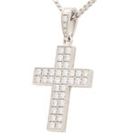 Vintage Cartier ‘Cross Décor’ Large Diamond Cross and Chain