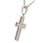 Vintage Cartier ‘Cross Décor’ Large Diamond Cross and Chain