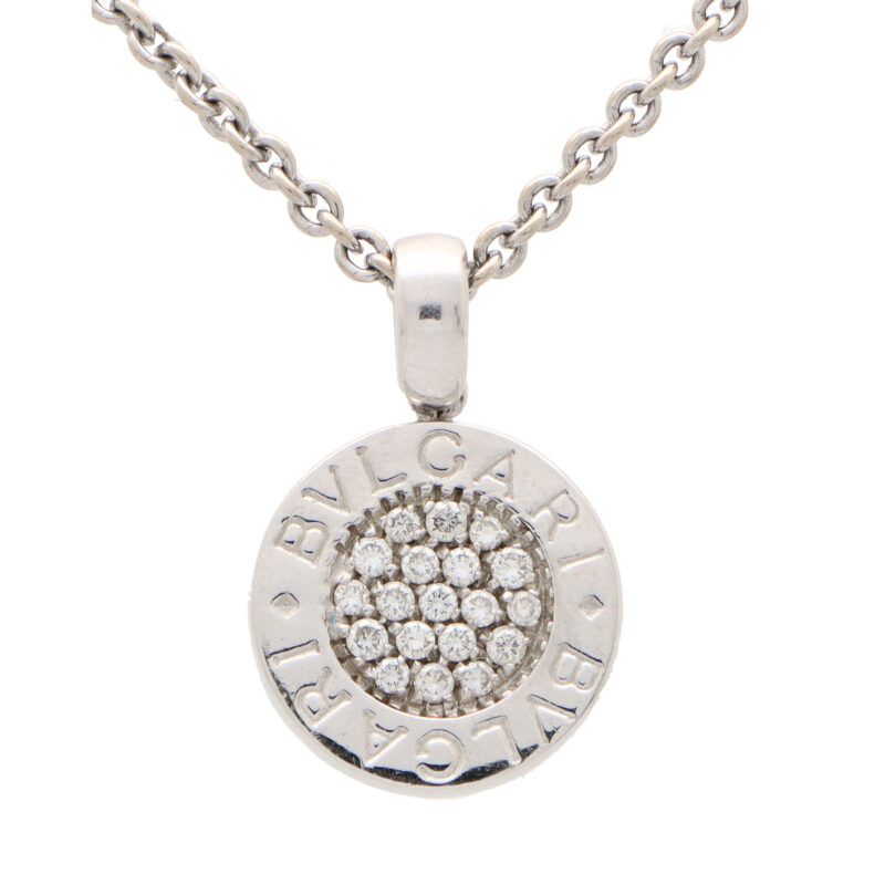 Vintage Bulgari Diamond Pendant