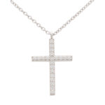 Vintage Tiffany & Co. Reversible Medium Diamond Cross