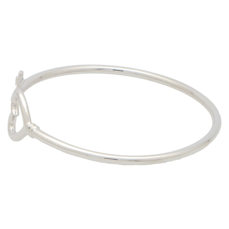 Vintage Tiffany & Co. ‘Tiffany Keys’ Wire Heart Bangle