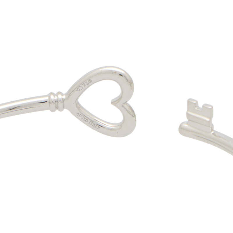 Vintage Tiffany & Co. ‘Tiffany Keys’ Wire Heart Bangle