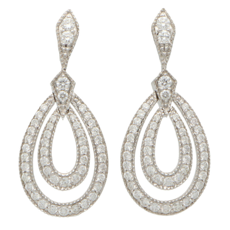 Diamond Drop Earrings