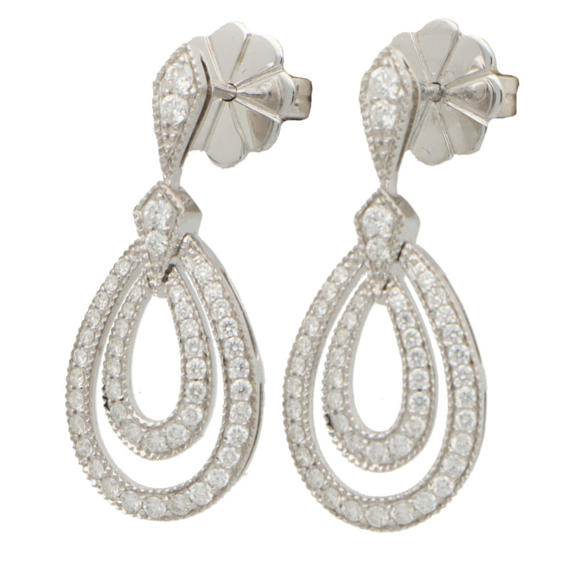 Diamond Drop Earrings