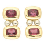 Vintage Antonini Garnet Drop Earrings