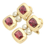 Vintage Antonini Garnet Drop Earrings