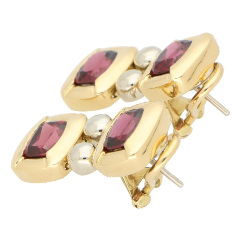 Vintage Antonini Garnet Drop Earrings