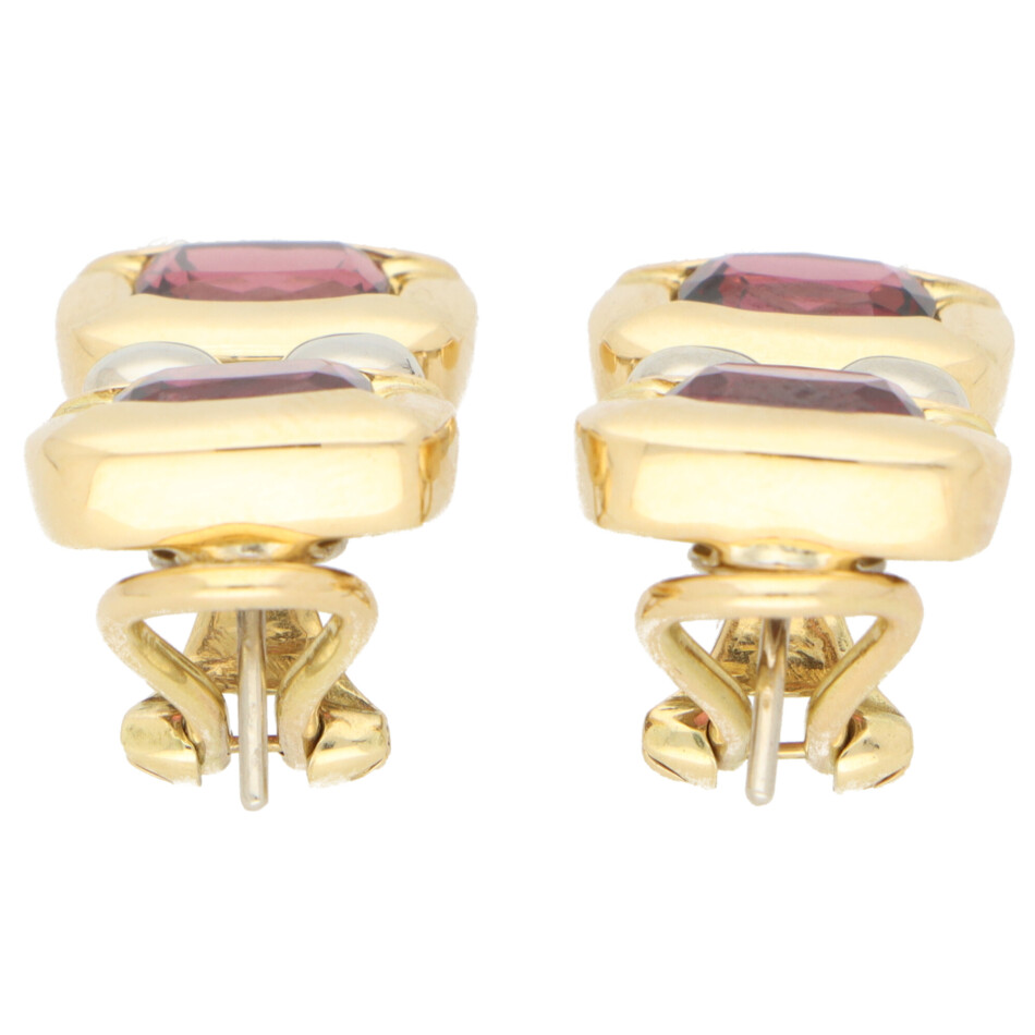Vintage Antonini Garnet Drop Earrings