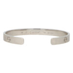 Vintage Cartier LOVE U Bangle in White Gold Size 17