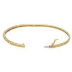 Contemporary Diamond Set Bangle