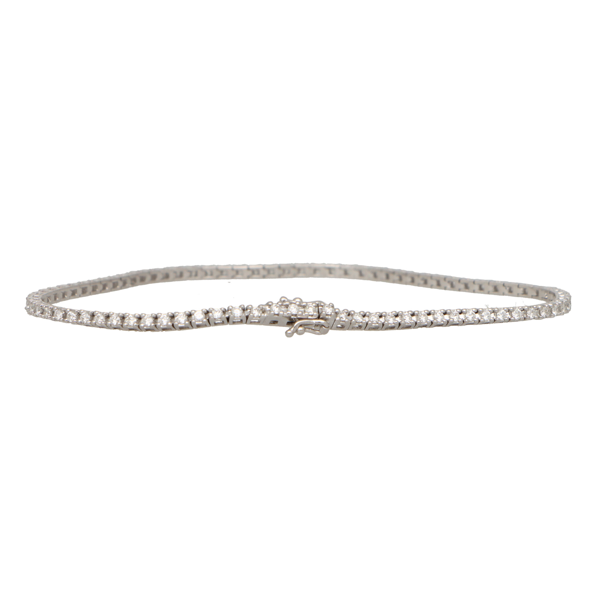 Contemporary 0.99ct Diamond Line Bracelet at Susannah Lovis Jewellers