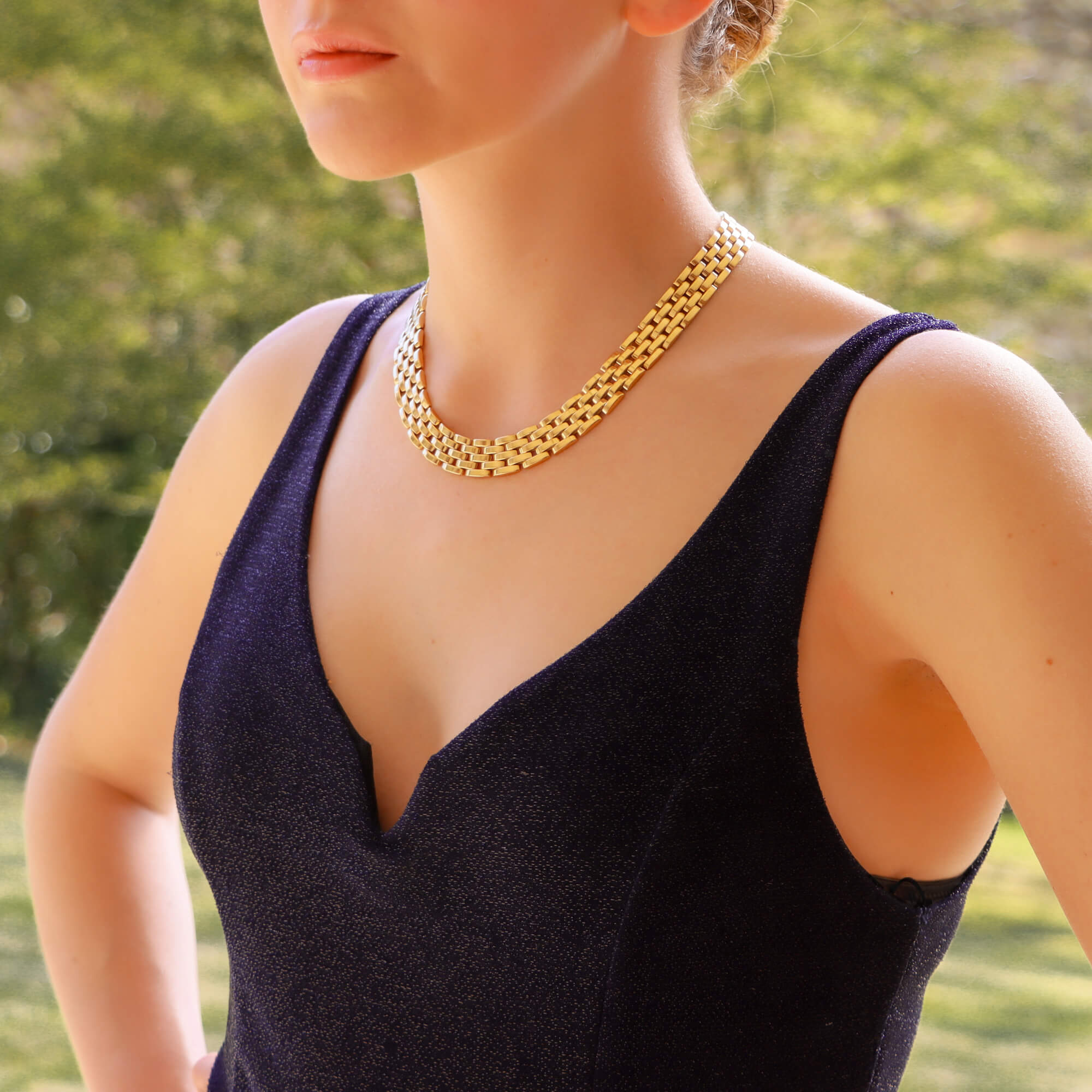 Cartier maillon on sale panthere necklace