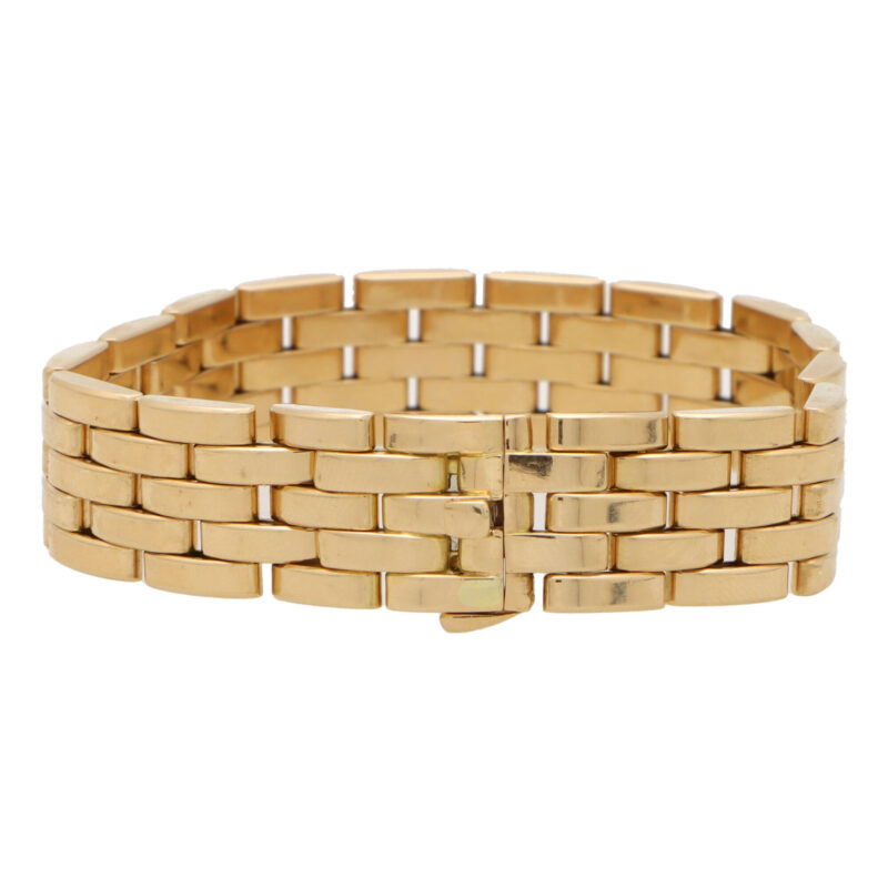 Vintage Cartier Maillon Panthère Five Row Bracelet