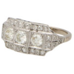 Vintage 1940's Old Cut Diamond Ring