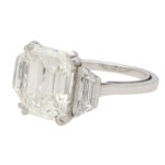 GIA Certified Emerald Cut Diamond Ring