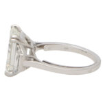 GIA Certified Emerald Cut Diamond Ring