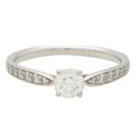 Vintage Tiffany & Co. Round Brilliant Cut Diamond Ring