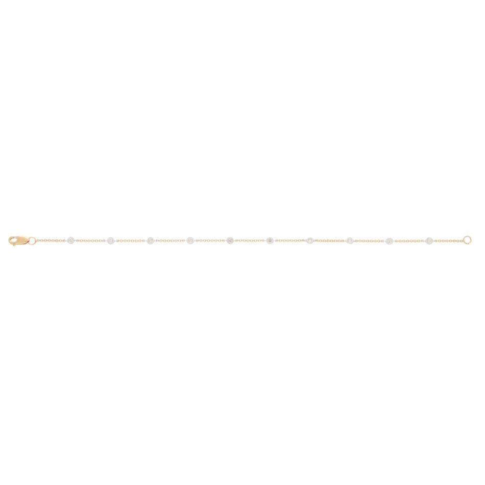 Diamond Spectacle Chain Bracelet