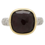 Vintage Pomellato 'Sherazade' Garnet and Diamond Ring