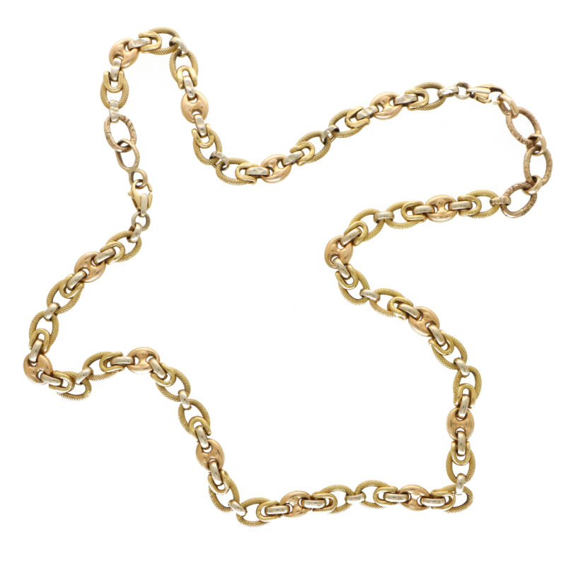 Vintage Mixed Link Chain Necklace