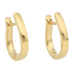 Soild Gold Petite Hoop Earrings