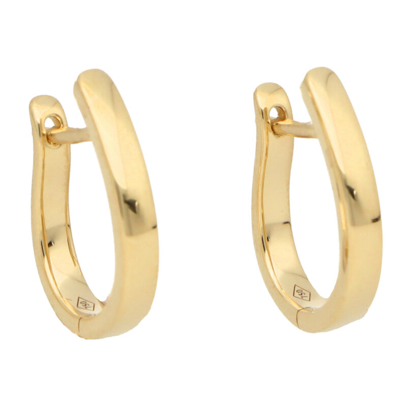 Soild Gold Petite Hoop Earrings