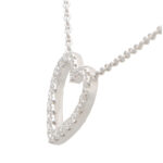 Openwork Diamond Heart Pendant