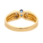 Vintage Van Cleef & Arpels Sapphire and Diamond Papillon ring