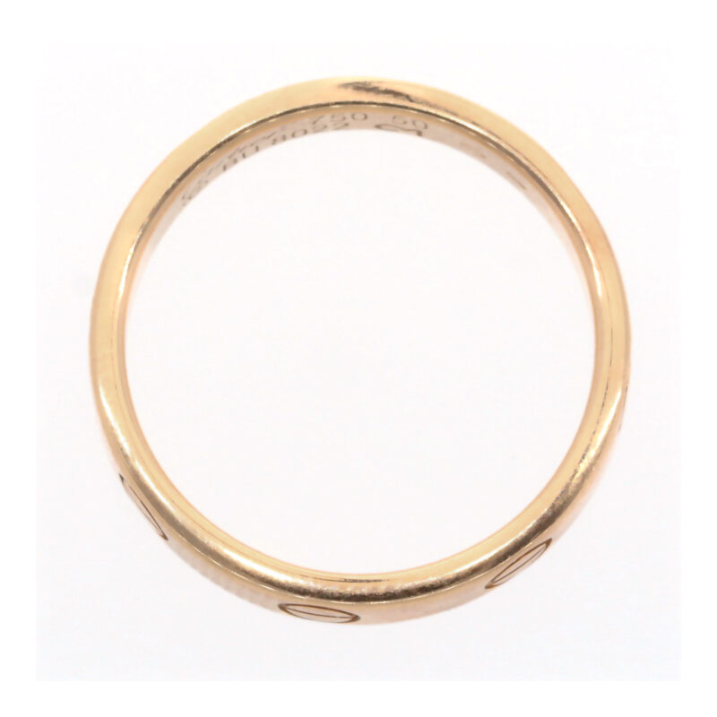 Vintage Cartier Mini Love Ring in 18K Rose Gold