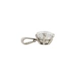 Certified 1.28 Carat Solitaire Pendant