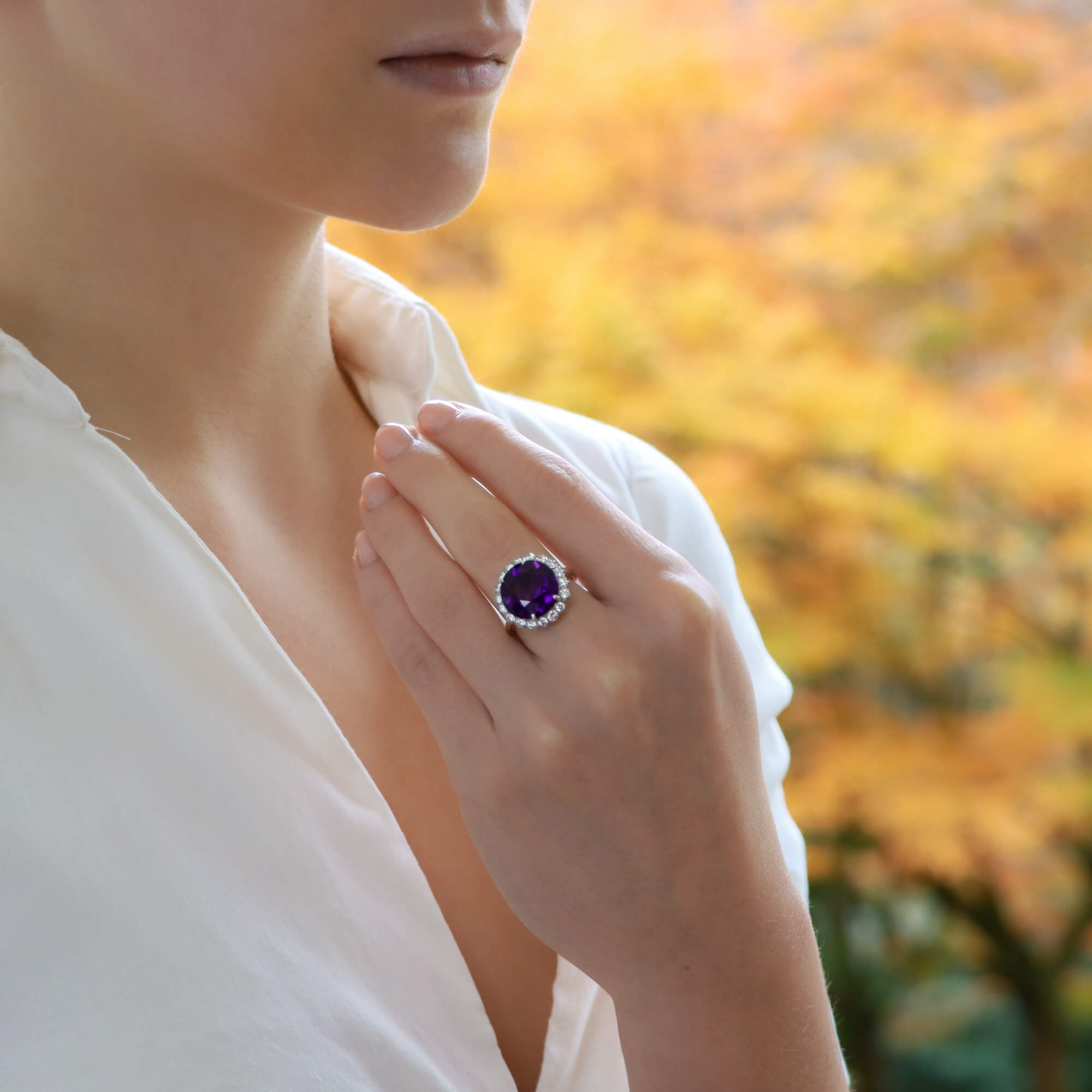 Tiffany shop amethyst ring