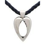 Vintage Piaget Open Heart Pendant on Rope