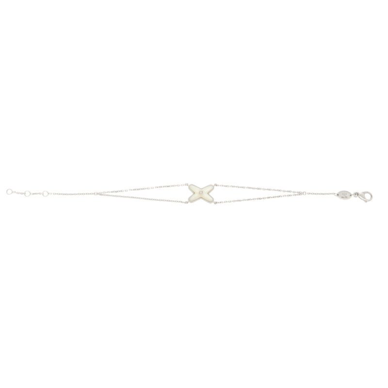 Vintage Chaumet 'Jeux de Liens' Mother of Pearl Bracelet