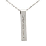 Vintage Cartier Love Bar Pendant